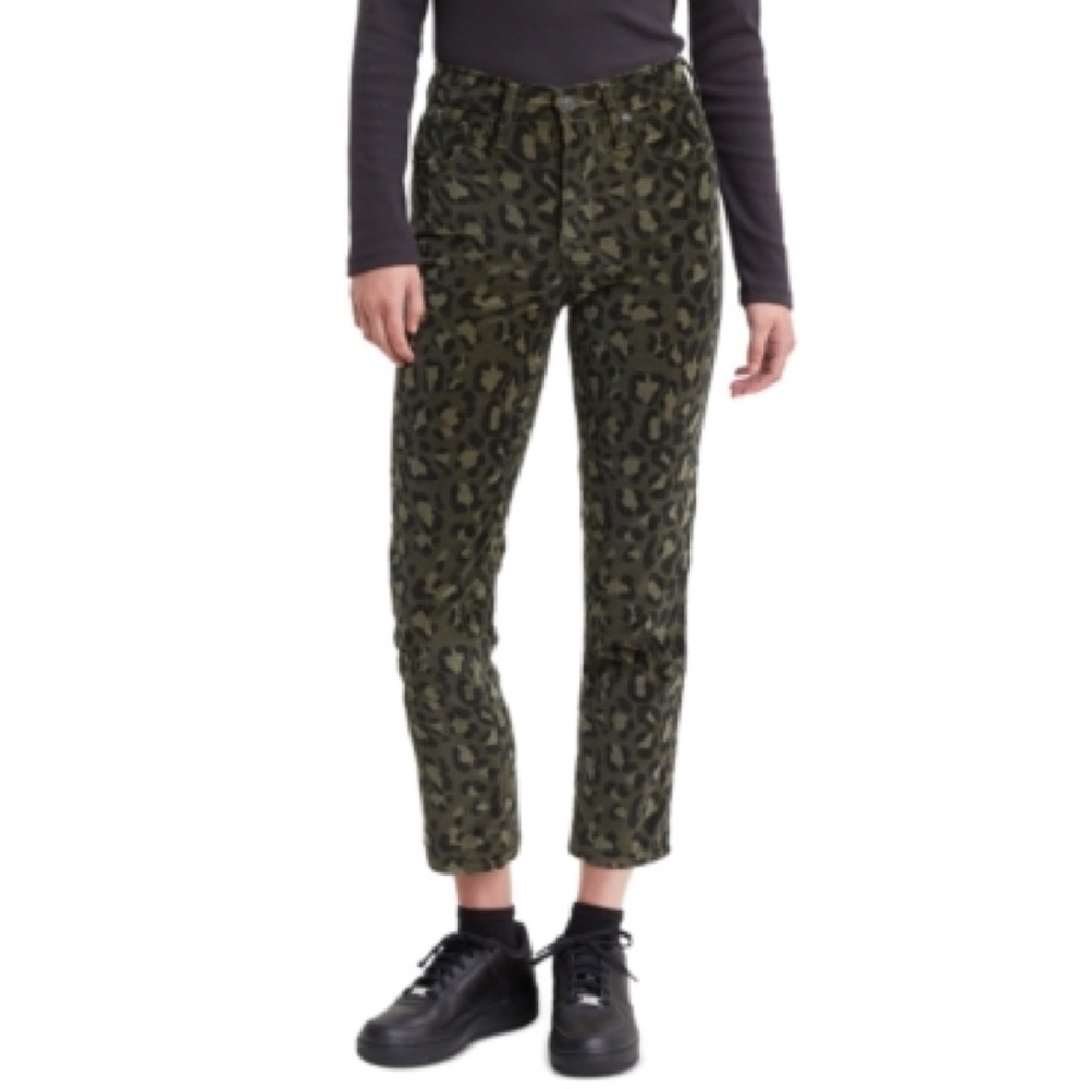 Levi’s Premium 724 High Rise Straight Velvet Jeans